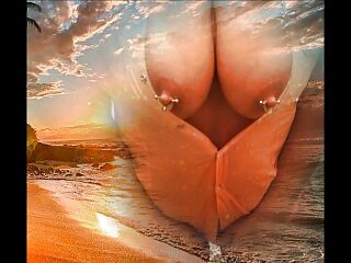 La brune porn french video voluptueuse Celiny Salles frotte ses seins avec de l'huile et se fait polir la chatte